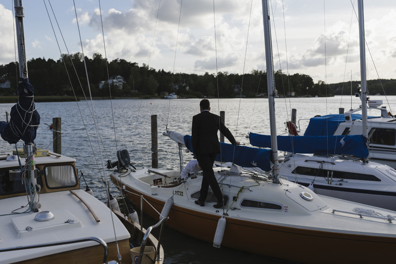 Åbo bröllopsfotograf Airisto Segelpaviljong