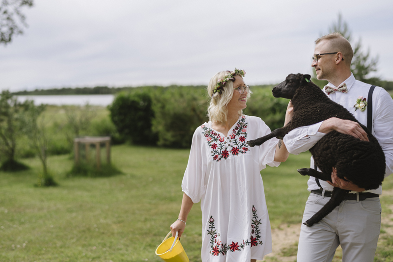 Bohemian farm wedding storyteller Julia Lillqvist