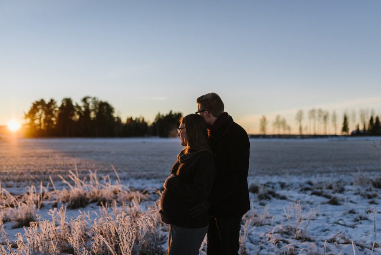Emma & Joel | gravidfotografering Vasa