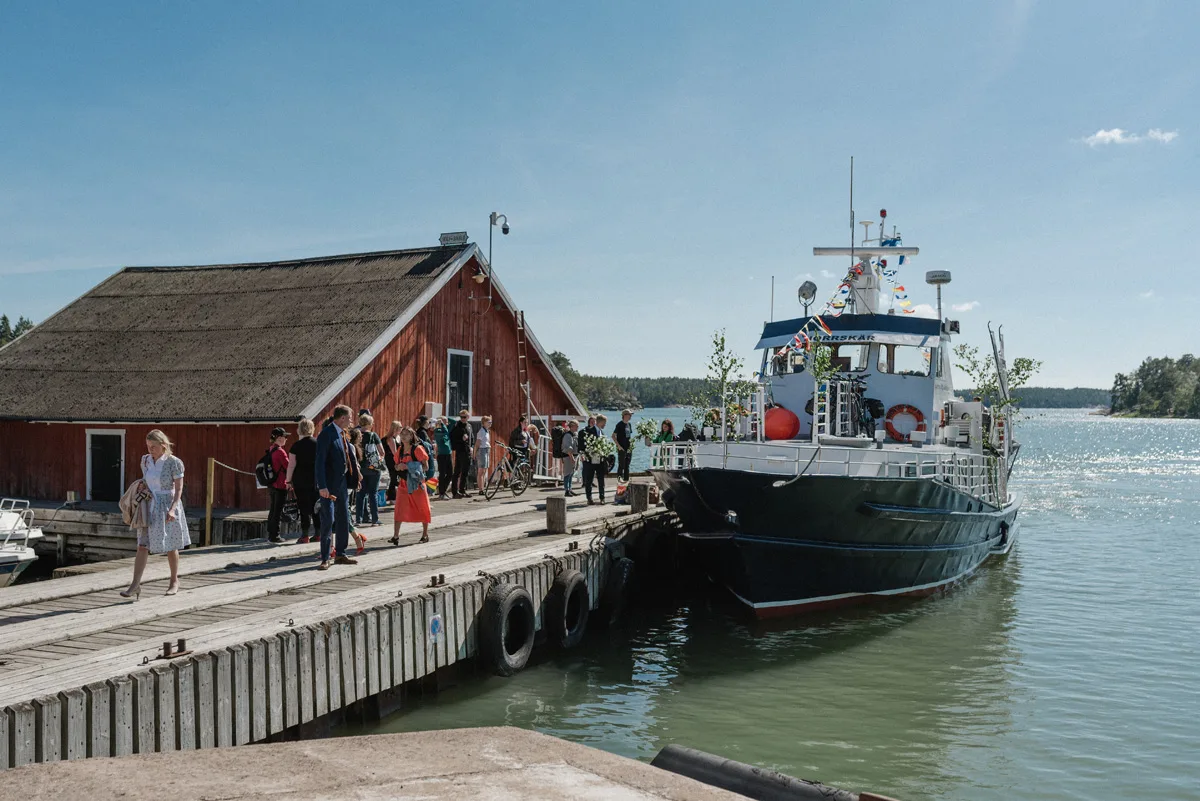 Själö bröllop Åbolands skärgård
