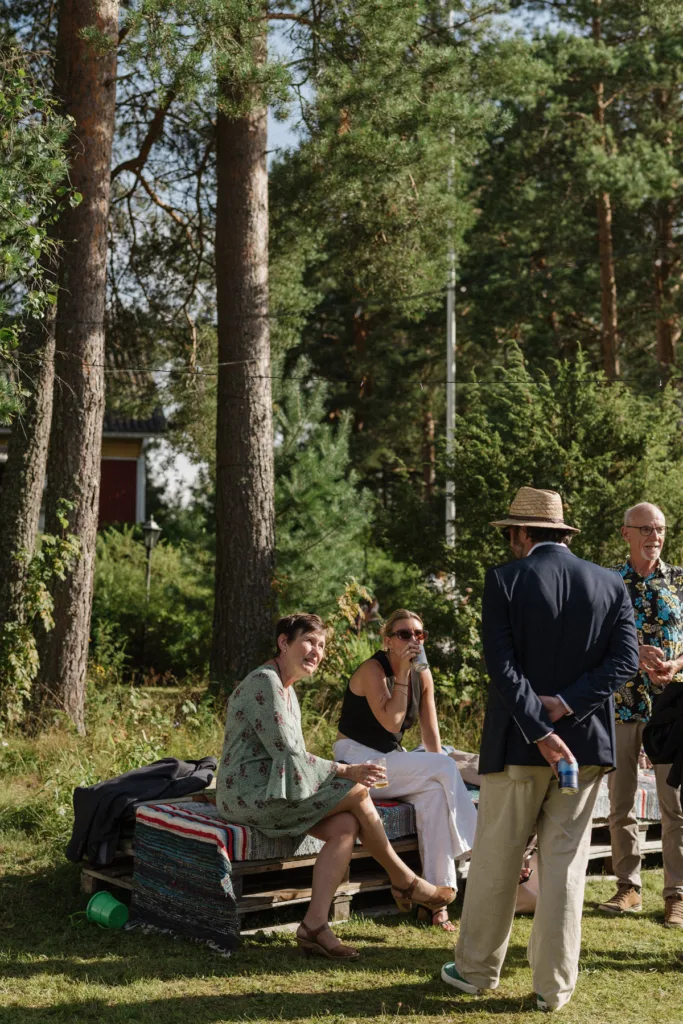 trädgård bröllop inspiration bröllopsfest hemma