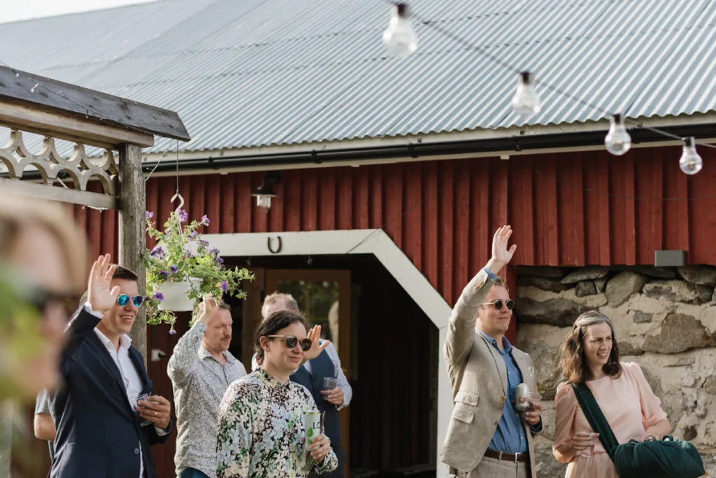 trädgård bröllop inspiration bröllopsfest hemma