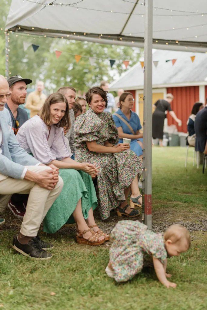 trädgård bröllop inspiration bröllopsfest hemma