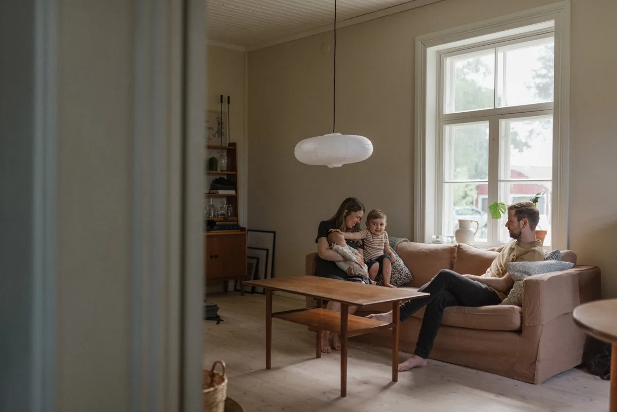 hemma fotografering familjefotograf österbotten