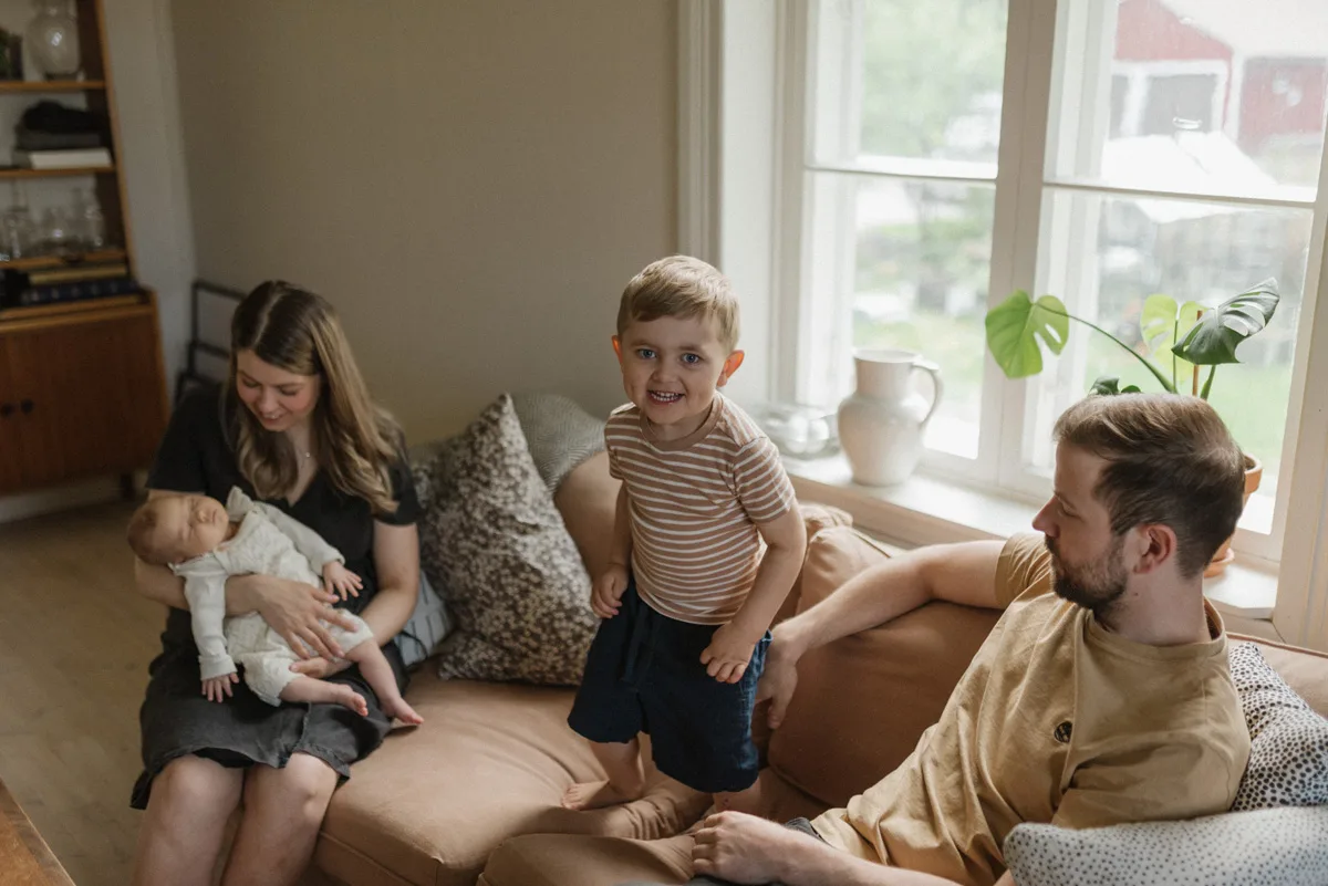 hemma fotografering familjefotograf österbotten