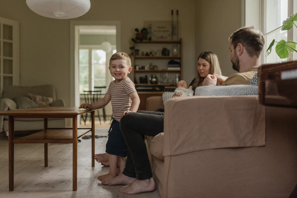 hemma fotografering familjefotograf österbotten