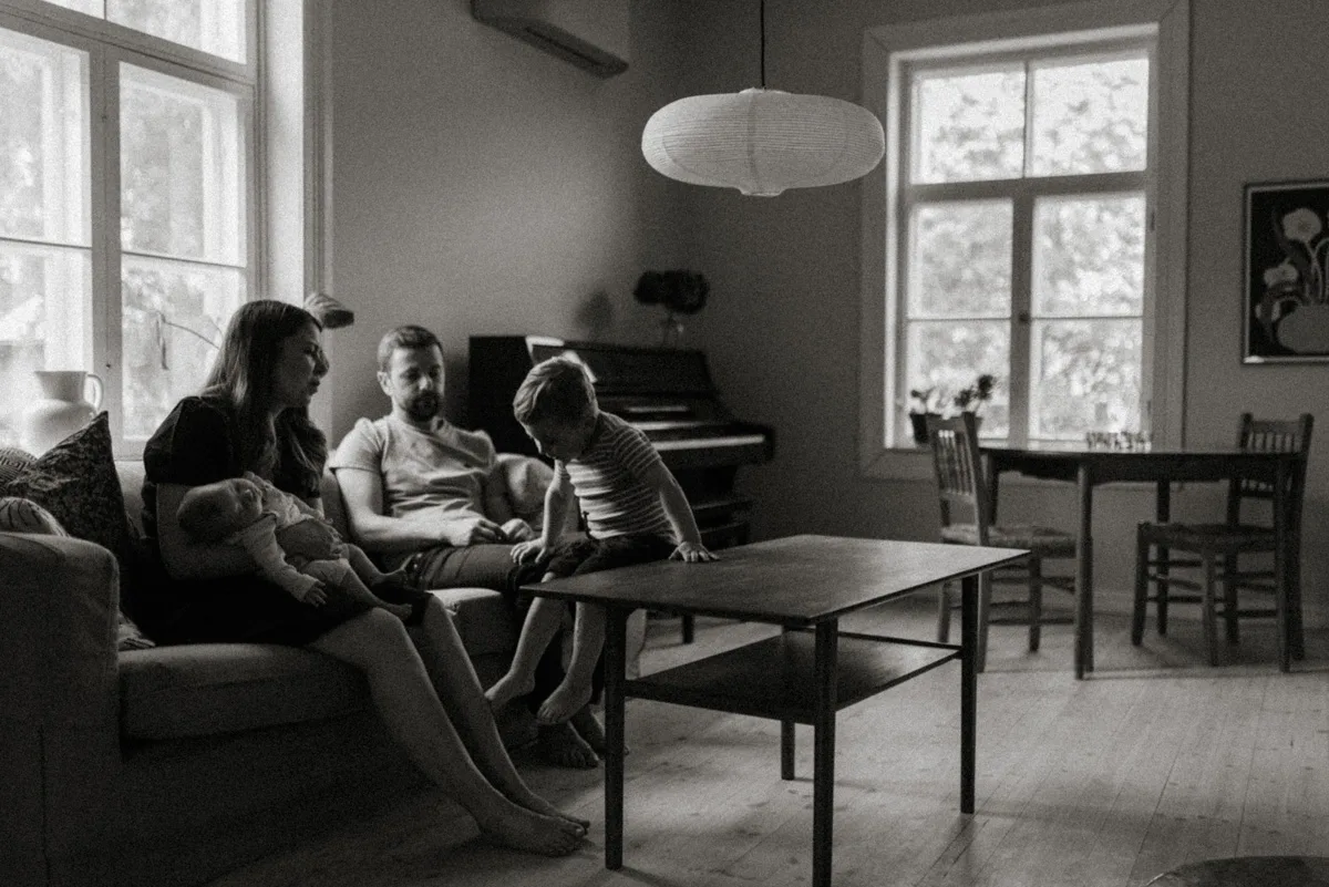 hemma fotografering familjefotograf österbotten