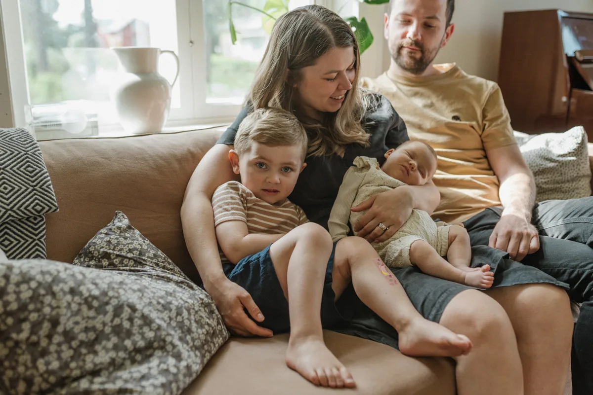 hemma fotografering familjefotograf österbotten