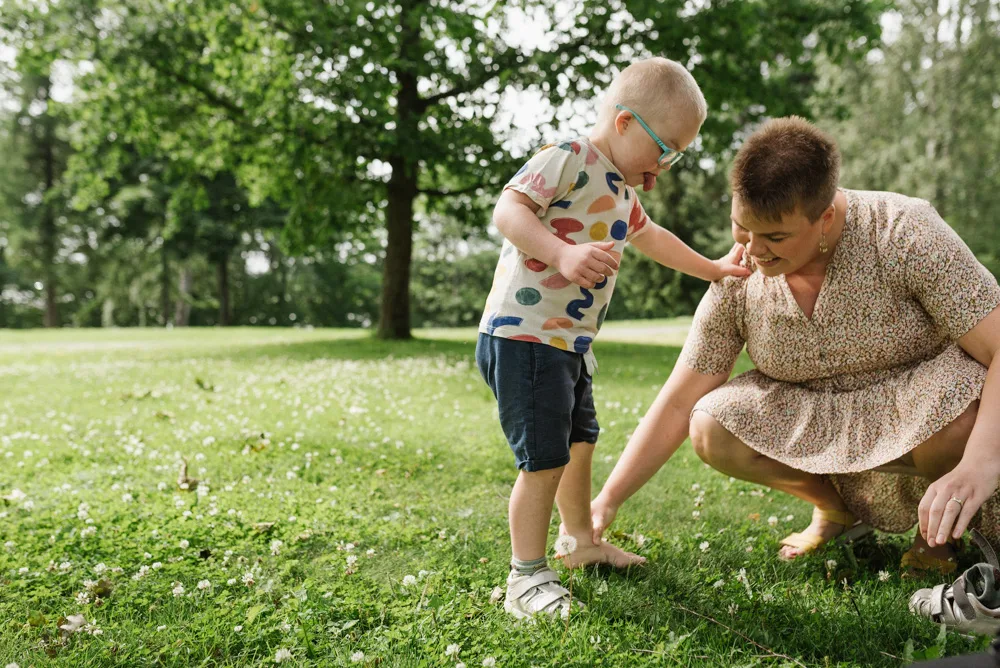 barn downs syndrom familjefotografering vasa