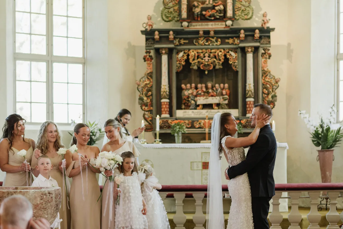 saltvik kyrka bröllopsfotograf åland