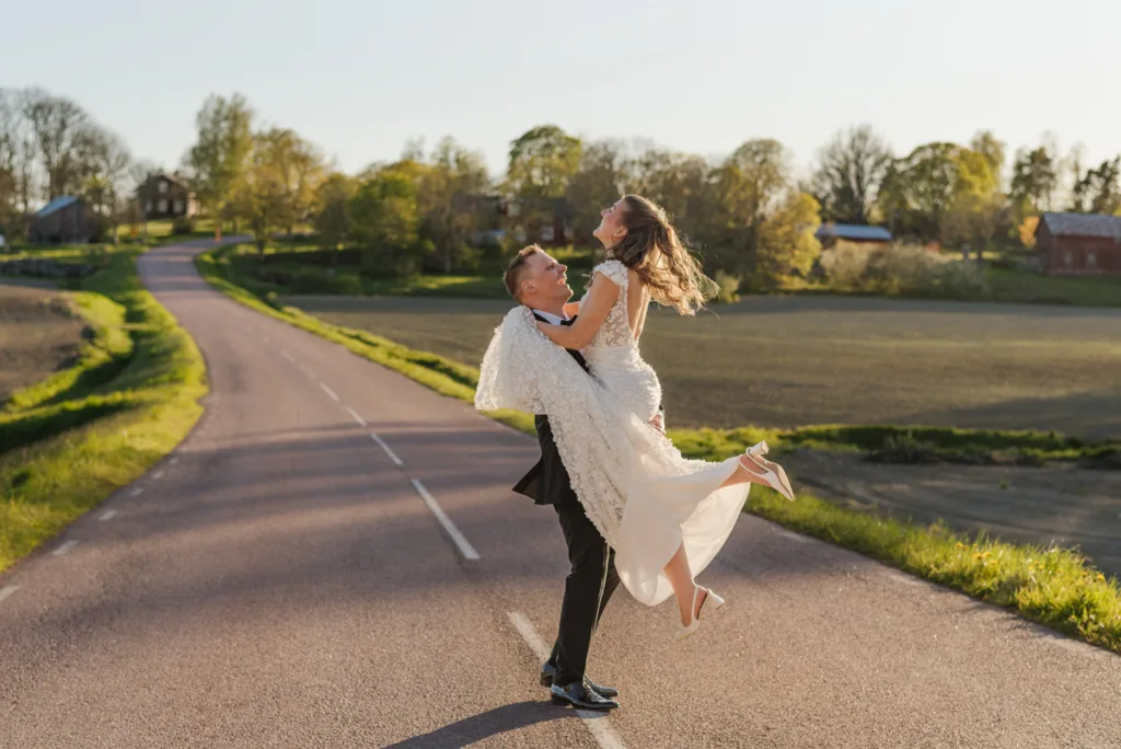 kvällsfotografering bröllopsfotograf åland