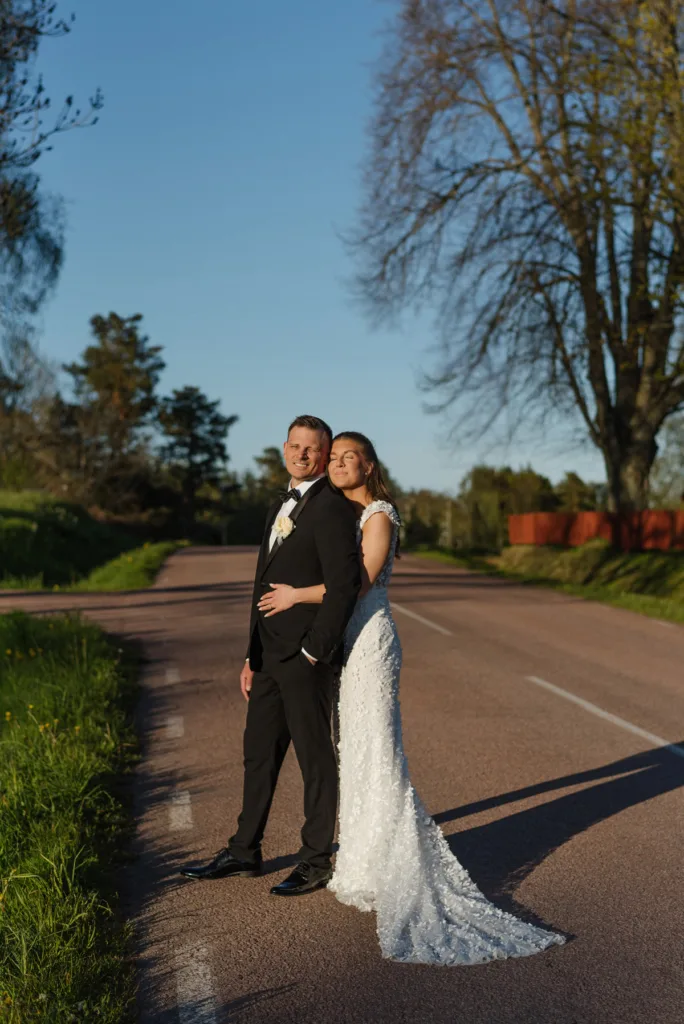 kvällsfotografering bröllopsfotograf åland